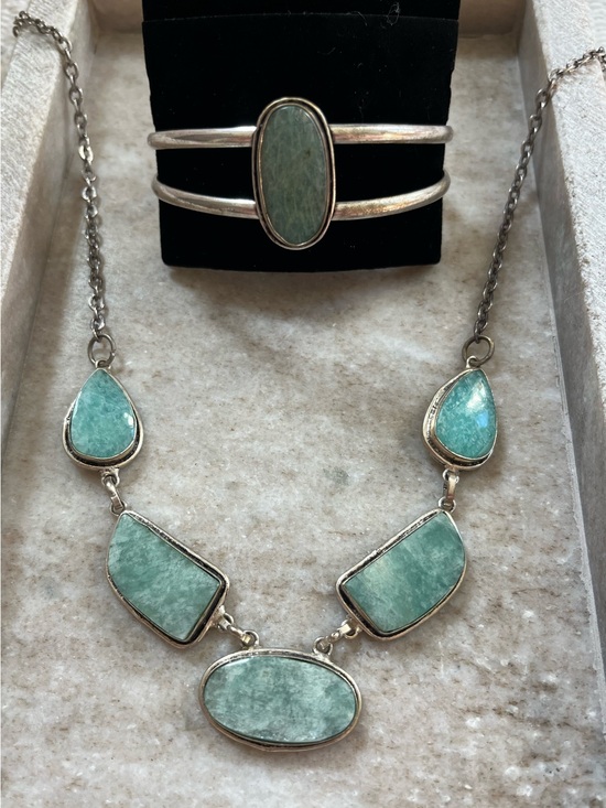 Jewelry - 2pc Necklace and Cuff Bracelet Set Western Boho Statement Cowgirl